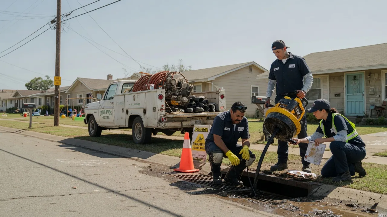 Drain Cleaning in Aubrey, TX near me